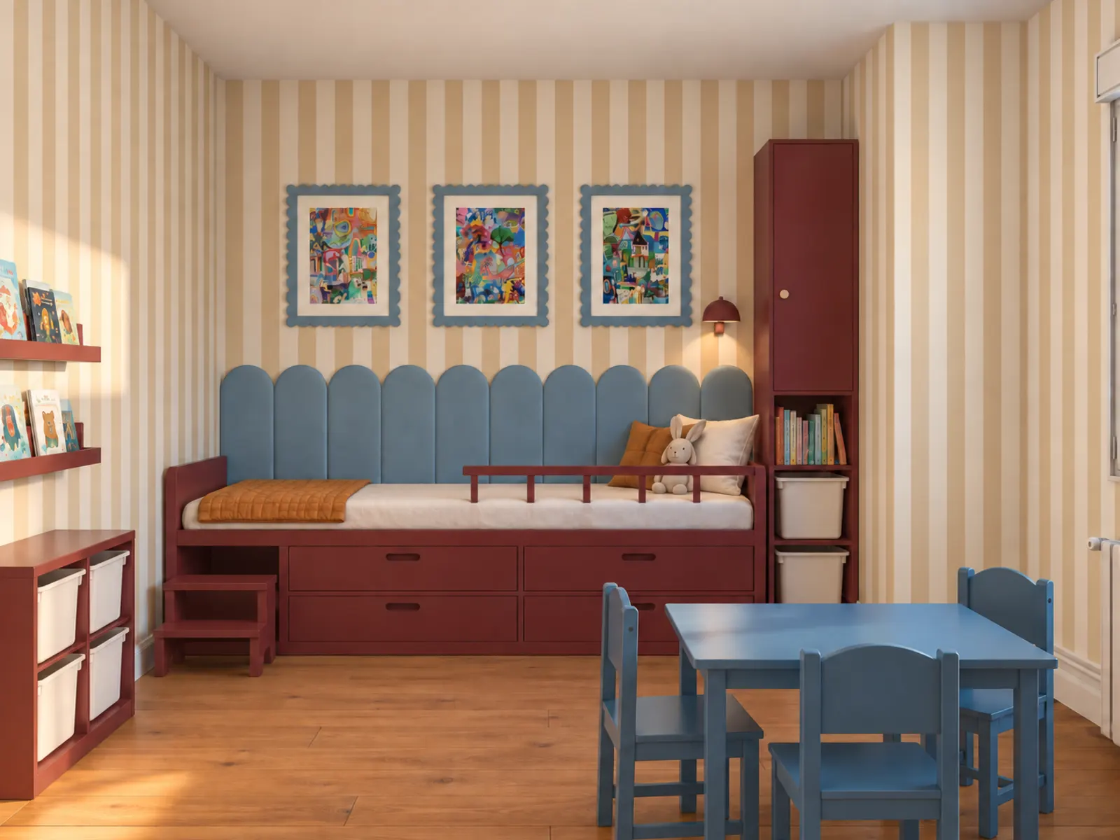 Habitación infantil · Después